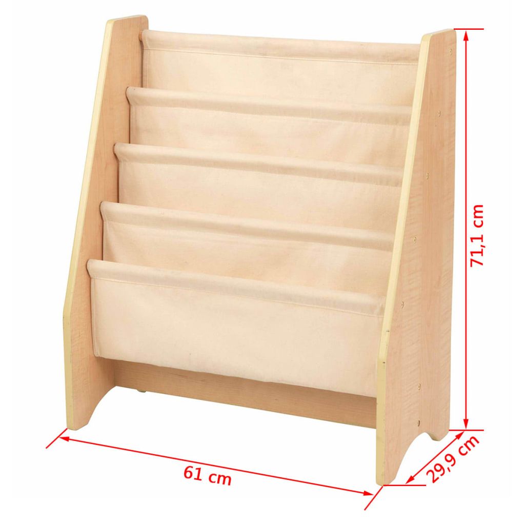 Kidkraft Bibliotheque Etagere A Elingue Pour Enfants 61 X 299 X 711 Cm 14221