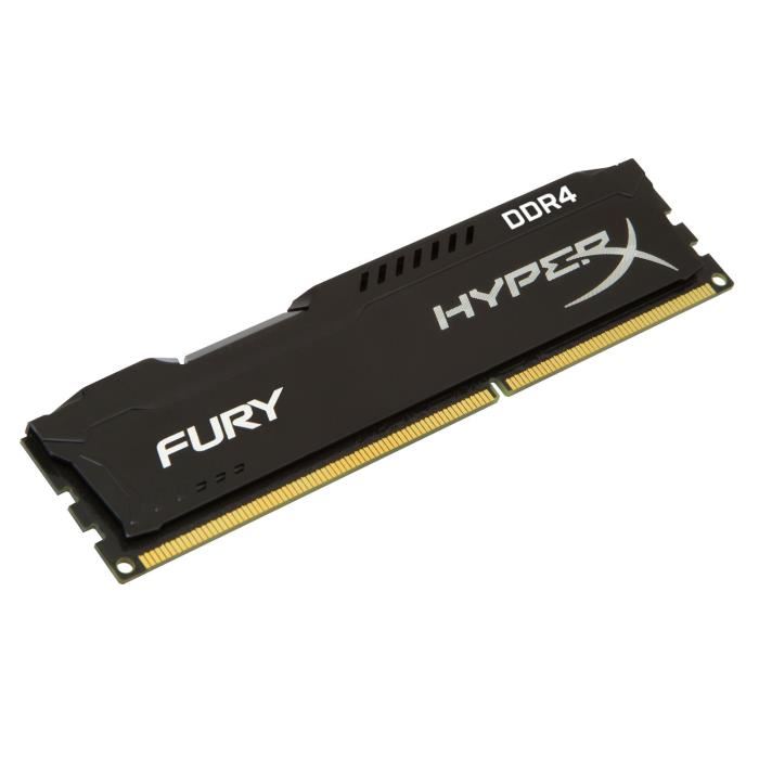 Hyperx Fury Black Ddr4 4go 2400mhz Cl15 288 Pin Dimm Xmp Hx424c15fb4