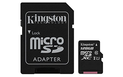 Carte Micro Sd Avec Adaptateur Kingston Canvas Select 128 Go