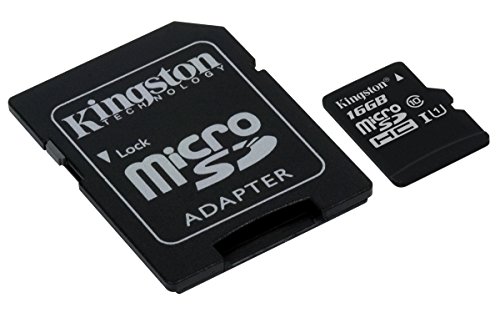 Kingston Canvas Select - Carte Memoire Flash (adaptateur Microsdxc Vers Sd Inclus(e)) - 16 Go - Uhs-i U1 / Class10 - Microsdhc Uhs-i