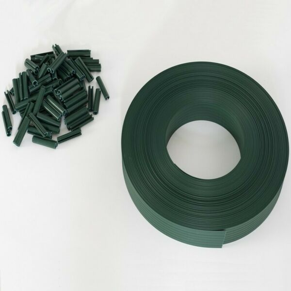 Idmarket Kit De Lamelles Occultantes Pvc Vertes L60 M Pour Panneau Grillage