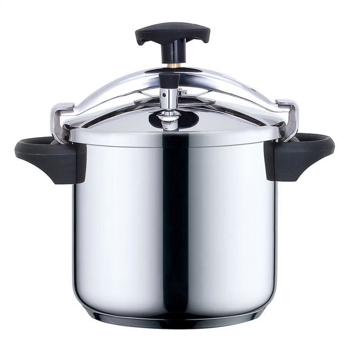 Kitchen Move Autocuiseur Panier Vapeur 6 L Gris Et Noir Tous Feux Dont Induction
