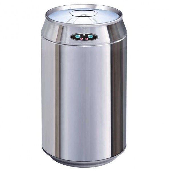 Kitchen Move Poubelle De Cuisine Automatique Acier Inoxydable Argent 30l Argente 30x54x30cm