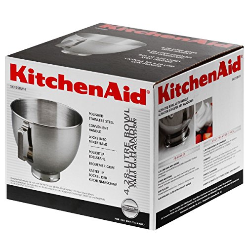 Kitchenaid Bol 4.3 L Avec Poignee Inox Artisan - K45sbwh