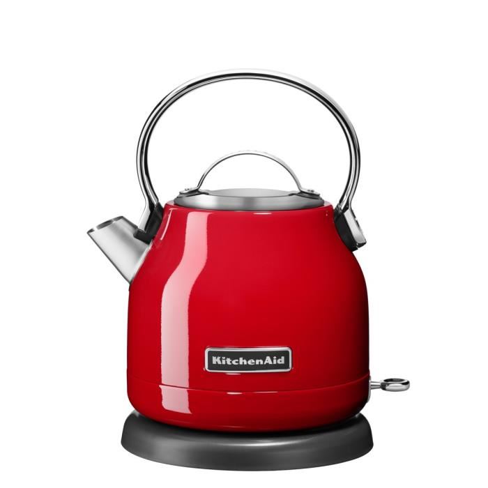 Kitchenaid - Bouilloire - 1.25 L - 2200w - Base 360° - Acier Inoxydable - Rouge Empire - 5kek1222eer