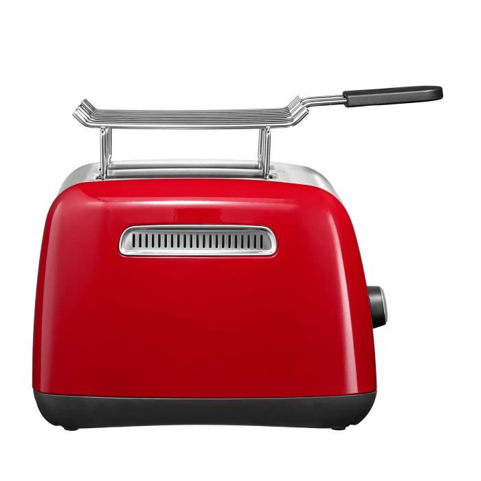 Grille pain 2 tranches rouge Kitchenaid 5KMT221EER