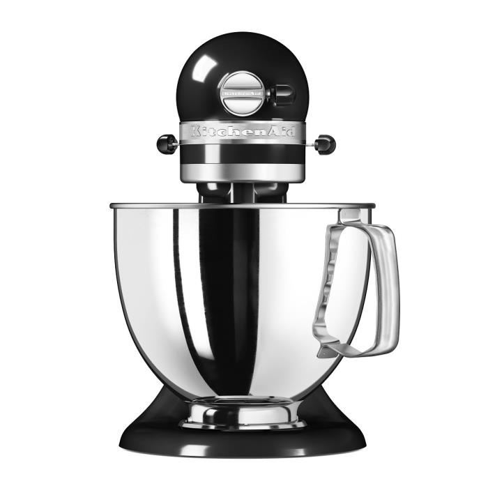 Kitchenaid Robot Patissier Sur Socle 4,8 L Noir Onyx - Artisan - 5ksm125eob