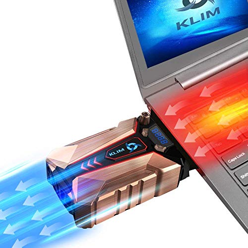 Klim Cool + Refroidisseur Pc Portable En Metal - Le Plus Puissant - Extracteur D' Air Usb Pour Refroidissement Immediat