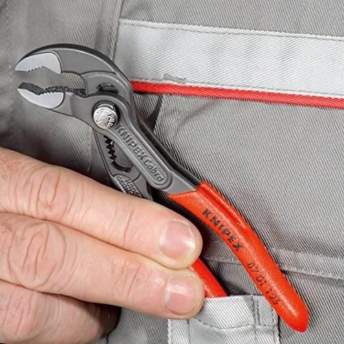 Jeu De Pinces - Knipex - Cobra 125 Mm & Multiprise 150 Mm - Étui Inclus - Acier - Noir