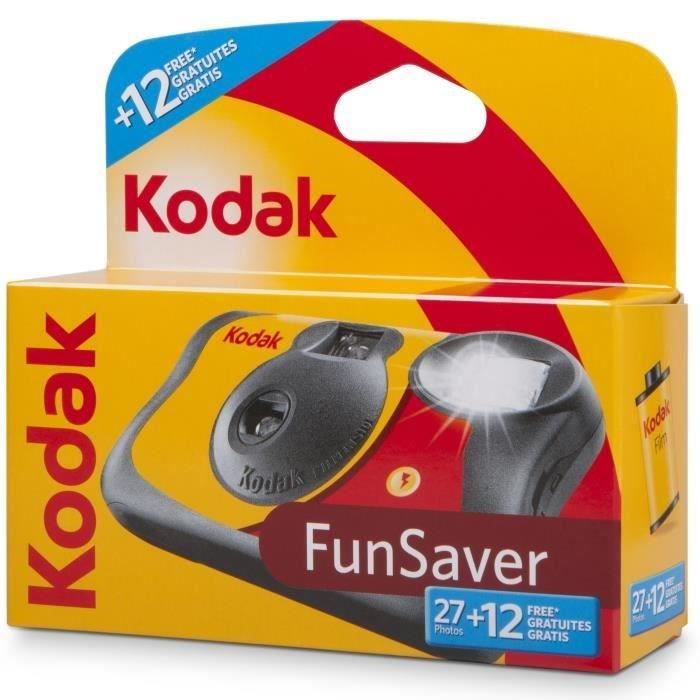 Appareil Photo Jetable Kodak Funsaver 39 Poses - Iso 800