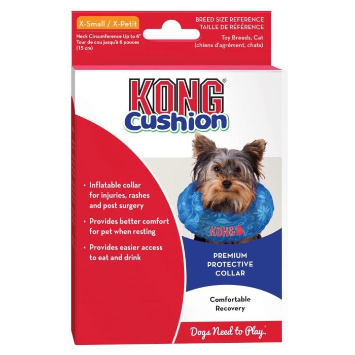 Kong Collerette Gonflable Cushion X-small - Pour Chien