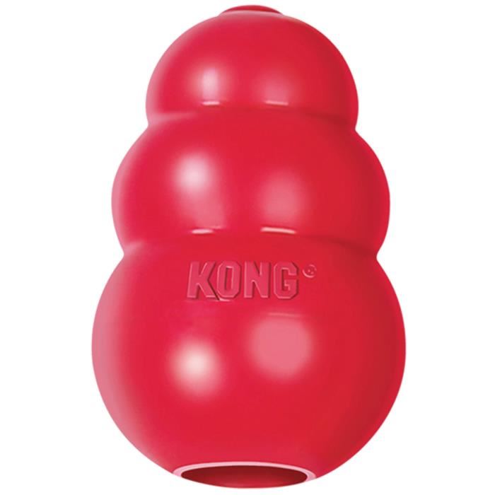 Kong Jouet A Macher Rebondissant En Caoutchouc Naturel Classic Extra Small - Rouge - Pour Chien