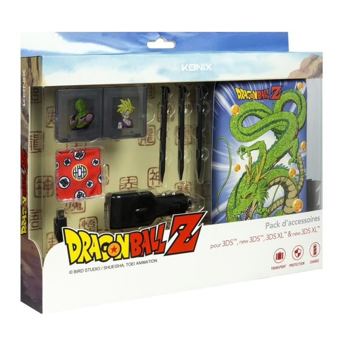 Pack Daccessoires Dragon Ball Z Konix Pour Nintendo 3ds