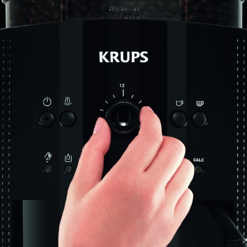 Krups Machine A Cafe A Grains Avec Broyeur Espresso 2 Tasses Simultanees Nettoyage Automatique Modele Ea810870