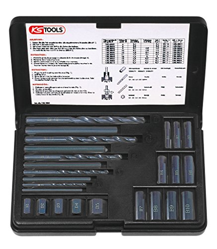 Jeu Dextracteurs De Boulons Ks Tools 1501305 M5 M16 25 Pieces Forets Hss