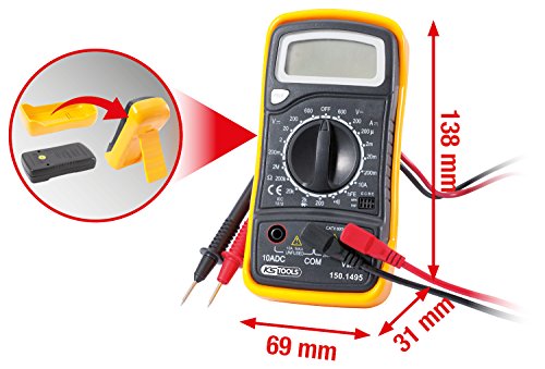 Multimetre Digital - Ks Tools 150.1495 - Tension, Courant, Resistance
