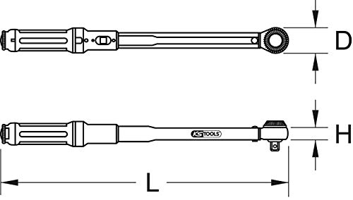 Cle Dynamometrique Ergotorqueprecision® 14 5 25 Nm Ks Tools 5161412