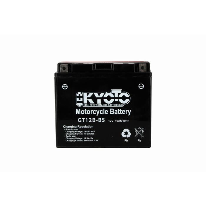 Kyoto Batterie Moto Yt12b Bs L150mm W70mm H 131mm