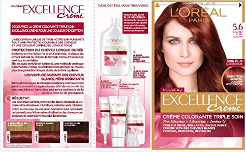 L'OREAL PARIS Excellence Coloration - 5.6N Chatain clair auburn