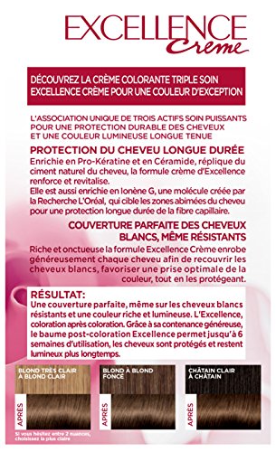 L'OREAL PARIS Excellence Coloration - 6.N Blond fonce