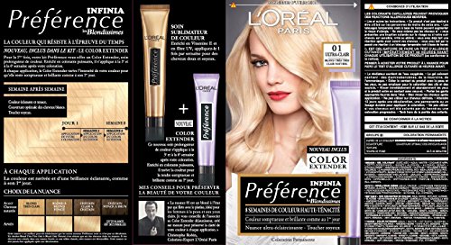 LOREAL shampoin colorant blond claire naturel