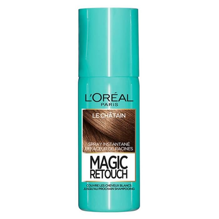 Coloration Temporaire Magic Retouch Spray Loreal Paris - Chatain - 75 Ml