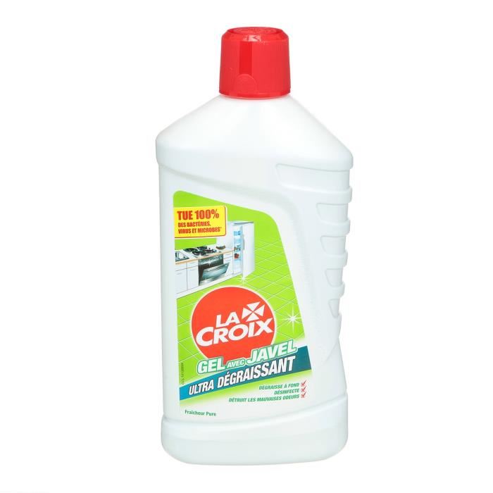 Lacroix Produit Menager Gel Desinfectant Javel Ultra Degraissant Fraîcheur Pure - 1 L