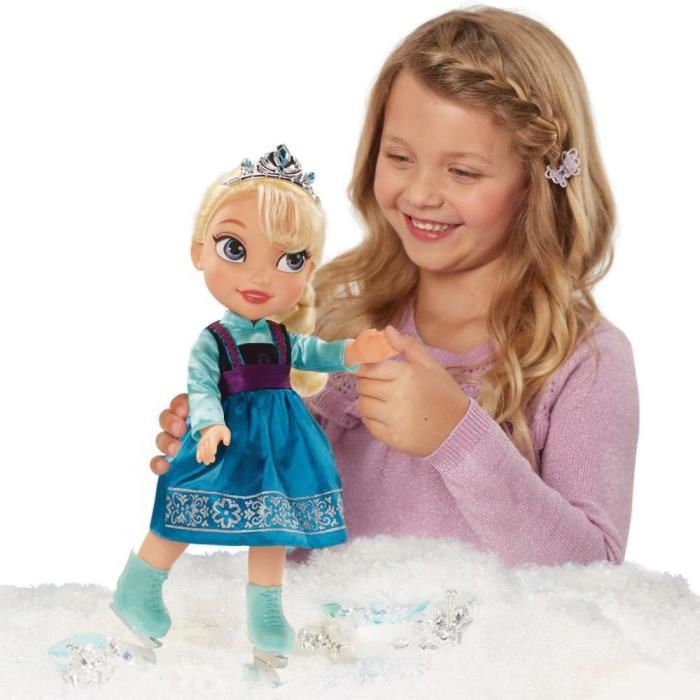 La Reine Des Neiges Poupee Elsa Patineuse 38 Cm