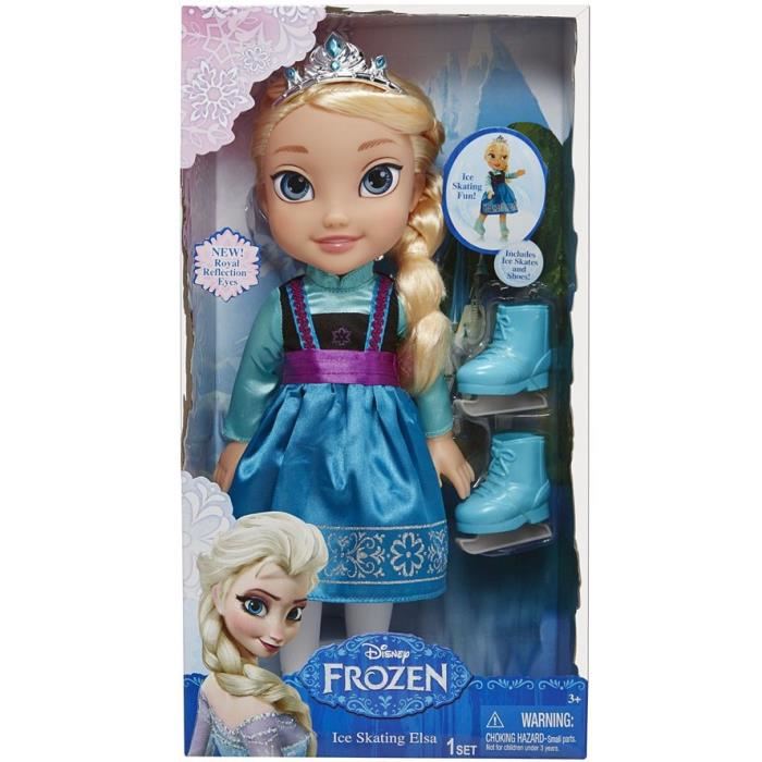 La Reine Des Neiges Poupee Elsa Patineuse 38 Cm