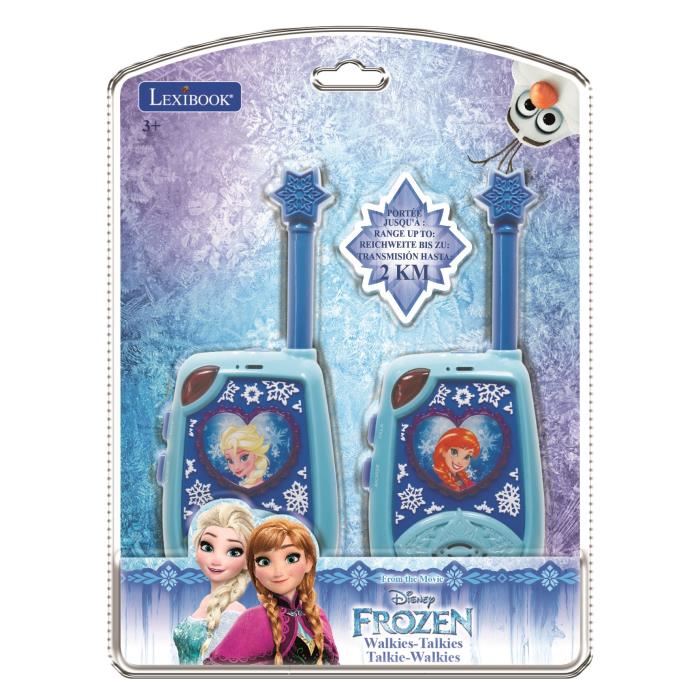 Talkie Walkies Digitaux La Reine Des Neiges Lexibook Portee 2km Fonction Morse