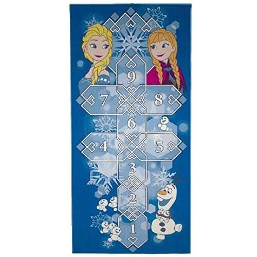 La Reine Des Neiges Tapis Enfant Marelle 95x133 Cm