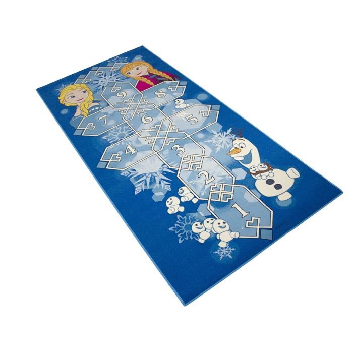 La Reine Des Neiges Tapis Enfant Marelle 95x133 Cm