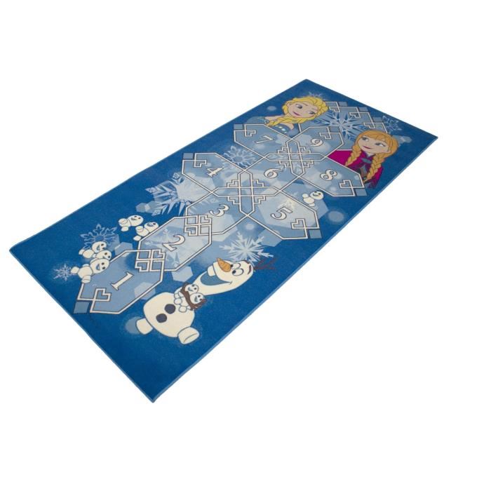 La Reine Des Neiges Tapis Enfant Marelle 95x133 Cm