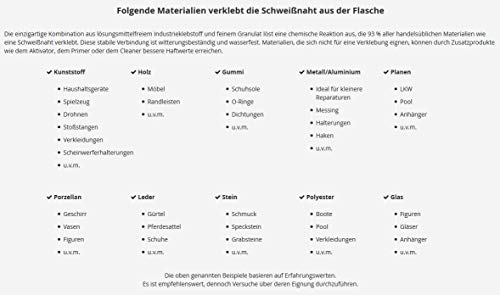 La Soudure En Flacon ® Colle Hg - L'originale - Colle Industrielle Avec Granula