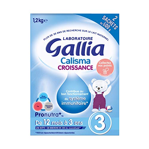 Gallia Calisma Croissance Lait 3eme Age 1,2kg