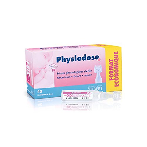 Gilbert Physiodose Serum Physiologique 40 X 5 Ml - Boîte 40 Unidoses De 5 Ml
