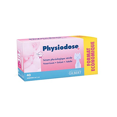 Gilbert Physiodose Serum Physiologique 40 X 5 Ml - Boîte 40 Unidoses De 5 Ml