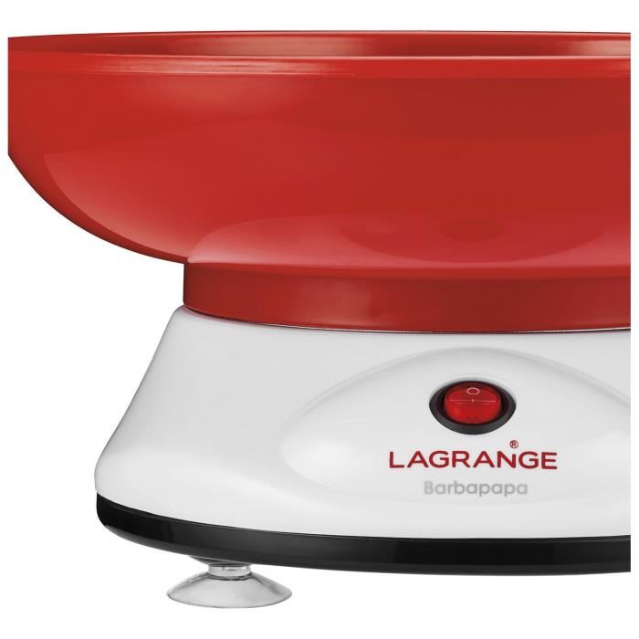 Appareil A Barbe A Papa Lagrange 379003 - Blanc - 400w - Cuve Amovible En Thermoplastique