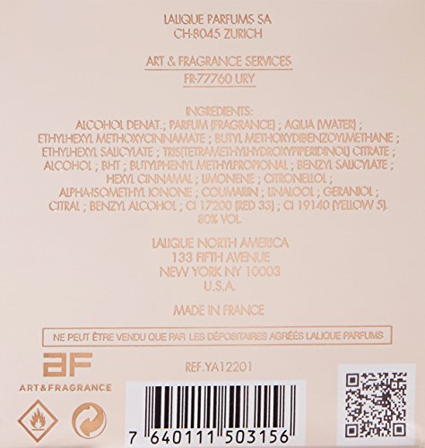 Parfum Femme Lalique Reve D Infini Eau De Parfum 100 Ml Florale