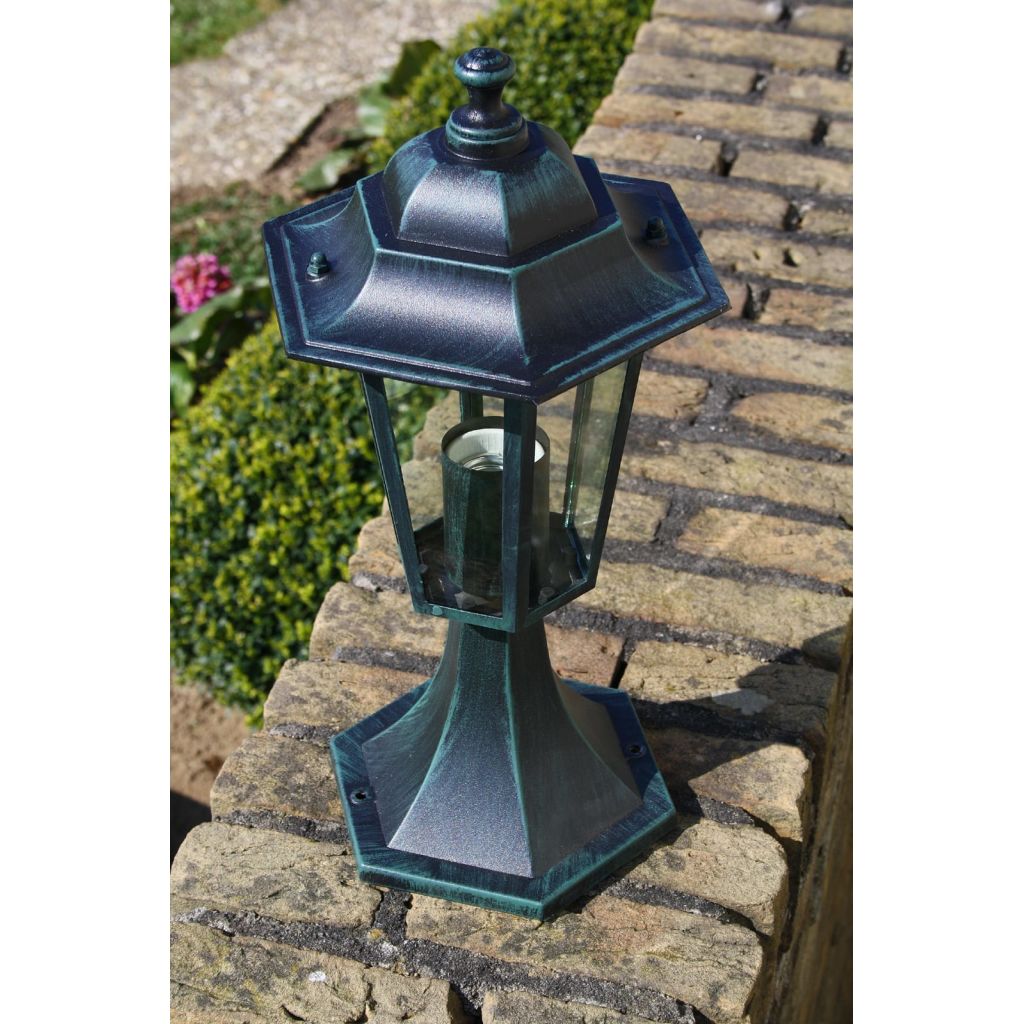 Vidaxl Lampe De Jardin Vert Foncenoir Aluminium 40249