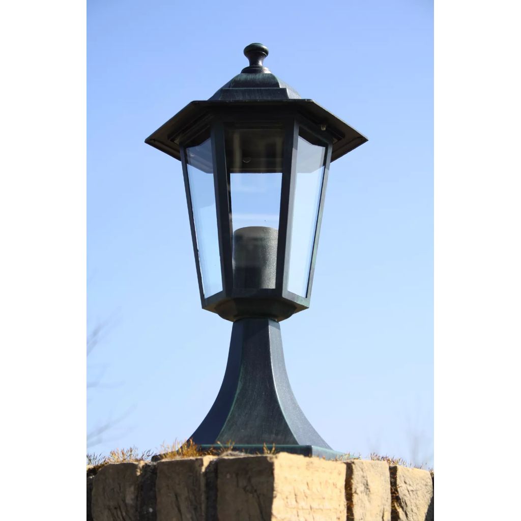 Vidaxl Lampe De Jardin Vert Foncenoir Aluminium 40249