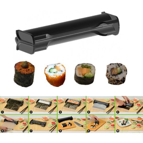 Kit de fabrication de sushis 10 pièces Kit complet de fabrication de sushis  Set de sushis pour débutants Easy Sushi Maker 