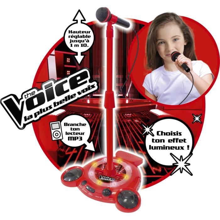 Lansay The Voice® Micro Sur Pied Instrument De Musique Enfant Des 5 Ans