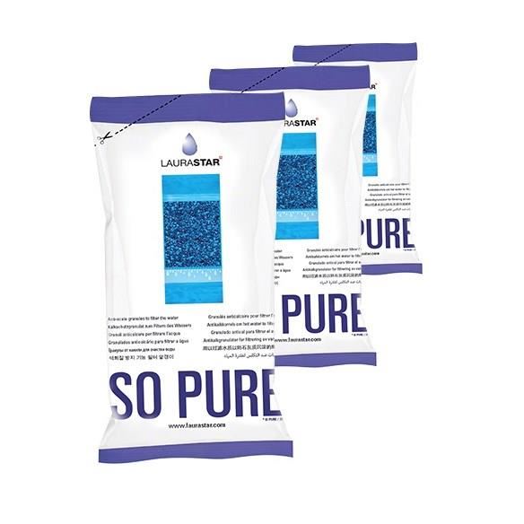 Recharge Pour Filtre Anticalcaire - Laurastar - Pack De 3 - Anticorrosif - Anti-sel - Granules Anticalcaires