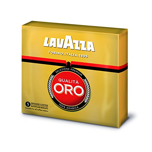 Lavazza Cafe Moulu Qualita Oro Cafe Italien 100 Arabica Equilibre Aromatique Intensite 5 2x250 G