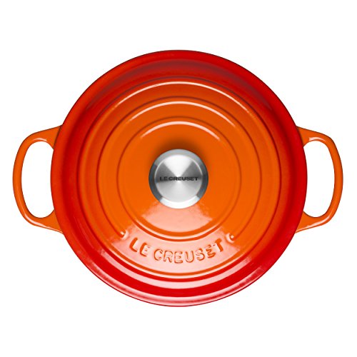 Le Creuset Cocotte En Fonte Emaillee 28 Cm Volcanique