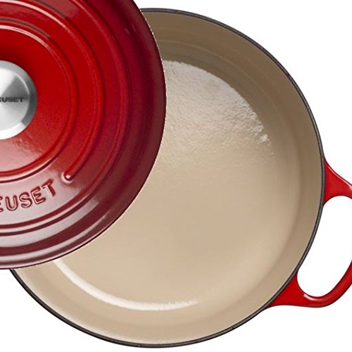 Le Creuset 21177340602430 Signature Cocotte Rond Fonte Cerise 34 Cm Cuisine Maison Casseroles Plats Et Poles Cocottes Et Plats De