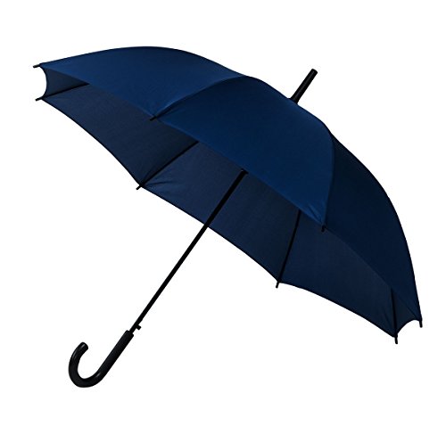 Parapluie droit automatique - Resistant au vent -bleu marine