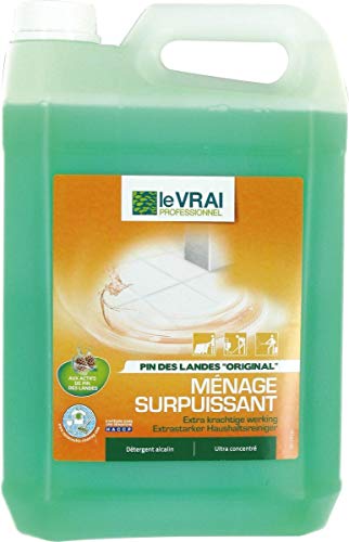 le vrai Detergent parfume HACCP Le Vrai Menage sols Pin des Landes 5 L