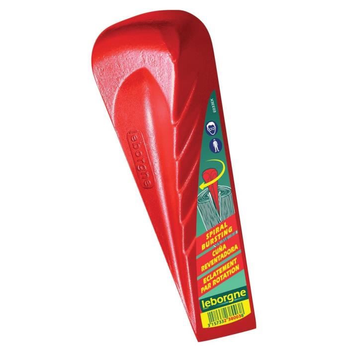 Coin Eclateur Rouge - Leborgne - Outil Forge Et Trempe Pour Eclater Le Bois Sans Risque Declats